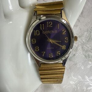 Watch It Purple & Gold Watch Unisex